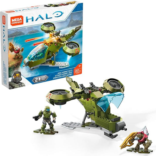 Mega Construx Halo UNSC Hornet Blitz Micro Action Figure Building Set - Figurio