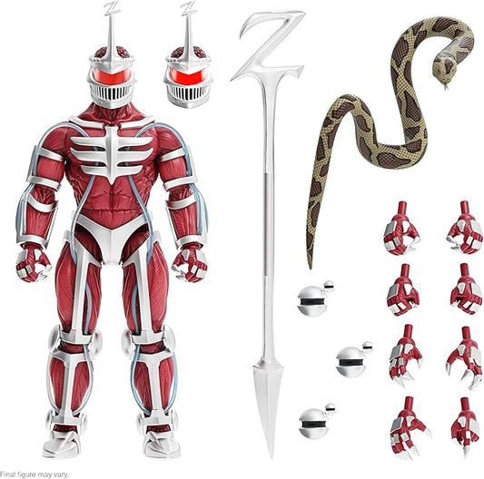 Super7 ULTIMATES! Mighty Morphin Power Rangers Lord Zedd - 7" Power Rangers Action Figure with Accessories Classic TV Show Collectibles and Retro Toys - Figurio