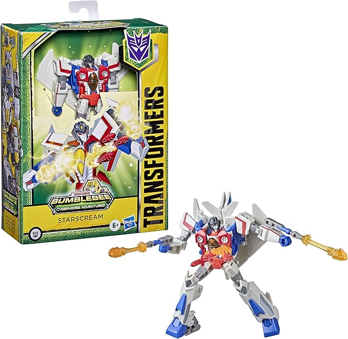 Transformers Cyberverse Adventures Deluxe Class - Starscream - Figurio