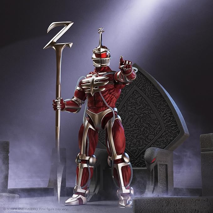 Super7 ULTIMATES! Mighty Morphin Power Rangers Lord Zedd - 7" Power Rangers Action Figure with Accessories Classic TV Show Collectibles and Retro Toys - Figurio