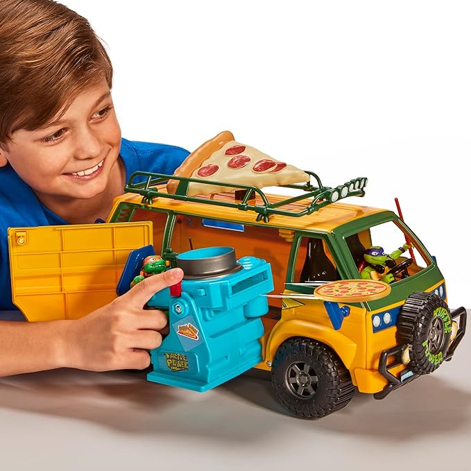 Teenage Mutant Ninja Turtles: Mutant Mayhem Pizza Fire Delivery Van by Playmates Toys - Figurio