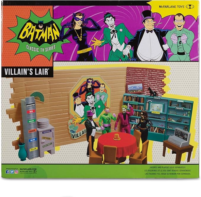 DC McFarlane Toys Retro - Batman '66: Villains Lair - Figurio