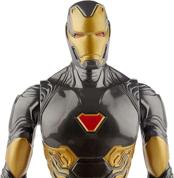 Avengers Marvel Titan Hero Series Blast Gear Iron Man Action Figure, 12-Inch Toy, Inspired by The Marvel Universe, for Kids Ages 4 and Up - Figurio