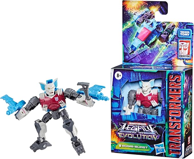 Transformers Toys Legacy Evolution Core Bomb-Burst Toy, 3.5-inch, Action Figure for Boys and Girls Ages 8 and Up - Figurio