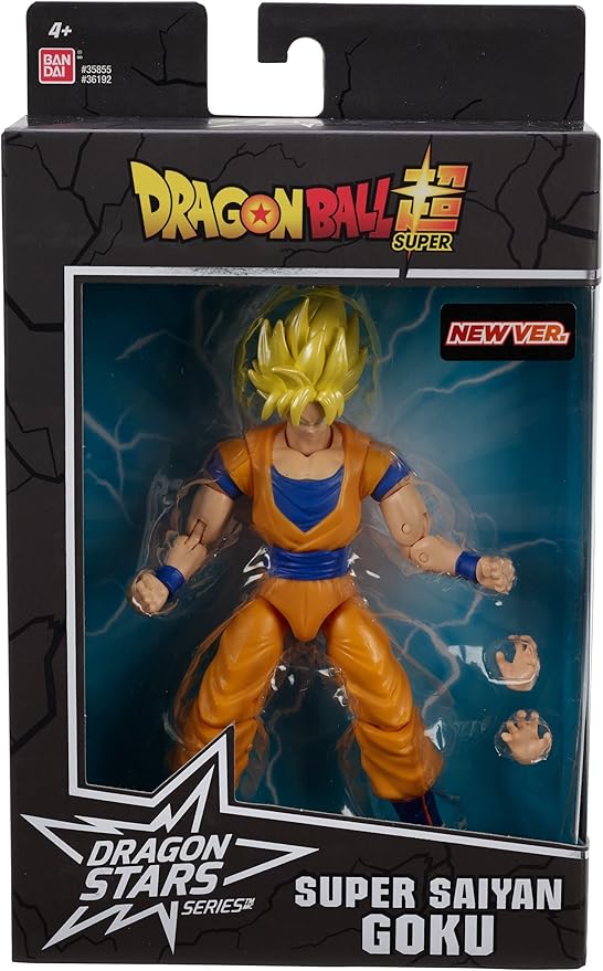 Dragon Ball Super - Dragon Stars - Super Saiyan Goku Version 2, 6.5" Action Figure - Figurio