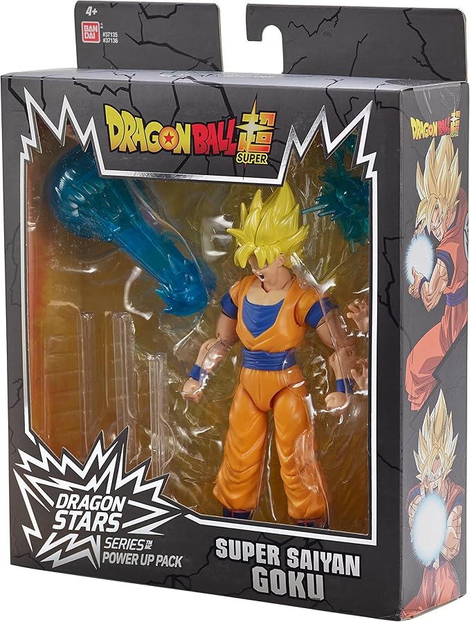 Bandai America - Dragon Ball Super Dragon Stars Power Up Pack Super Saiyan Goku, 6 inches - Figurio