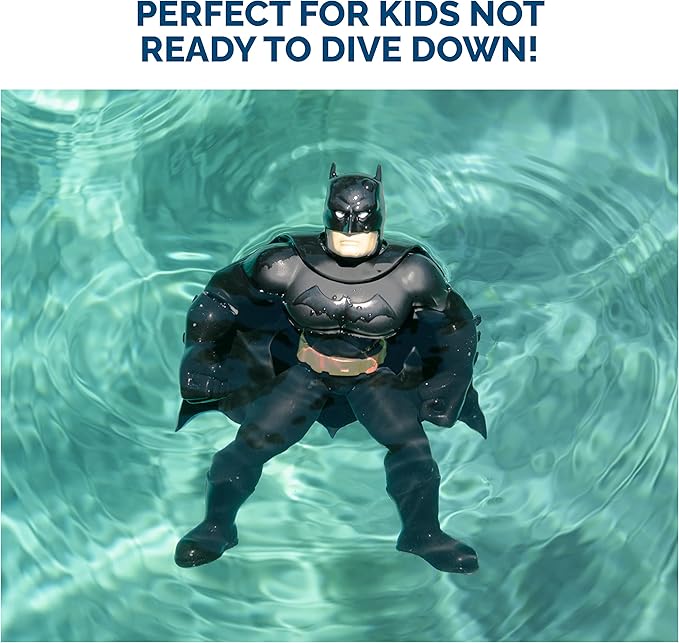 Swimways DC Batman Floatin' Figures, Swimming Pool Accessories & Kids Pool Toys, Batman Party Supplies & Water Toys for Kids Aged 3 & Up, Batman & Joker 2-Pack - Figurio