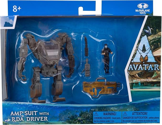 McFarlane - Avatar: The Way of Water - World of Pandora - Amp Suit with RDA Driver - Figurio