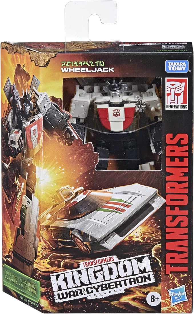 Transformers Toys Generations War for Cybertron: Kingdom Deluxe WFC-K24 Wheeljack Action Figure - Kids Ages 8 and Up, 5.5-inch - Figurio