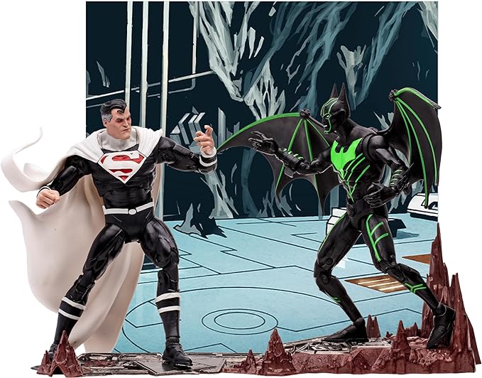 McFarlane Toys - DC Multiverse Batman Beyond vs. Justice Lord Superman 7in Action Figure 2pk - Figurio