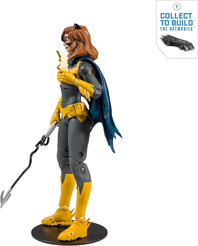 McFarlane Toys DC Multiverse Batgirl: Art of The Crime Action Figure with Build-A Rebirth Batmobile (Piece 1) - Figurio