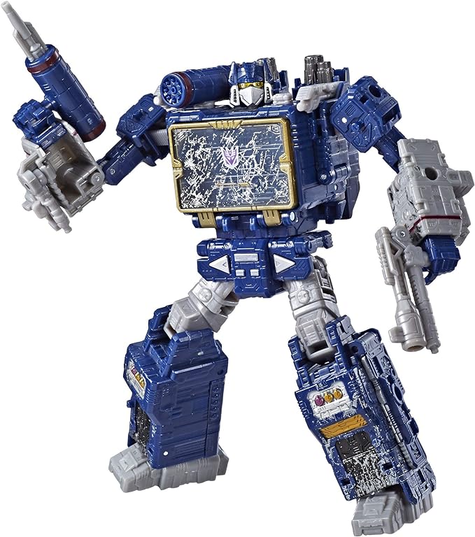 Transformers Toys Generations War for Cybertron Voyager Wfc-S25 Soundwave Action Figure - Siege Chapter - Adults & Kids Ages 8 & Up, 7" - Figurio