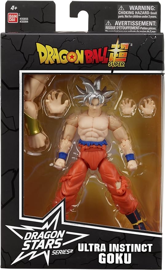 Dragon Ball Super - Dragon Stars - Ultra Instinct Goku (Series 7), 6.5" Action Figure - Figurio