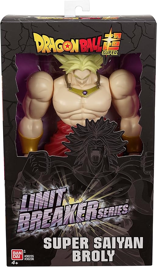 Dragon Ball Super – Super Saiyan Broly Limit Breaker 13” Figure, S1 Super Saiyan Broly, Series 1 (36236) - Figurio