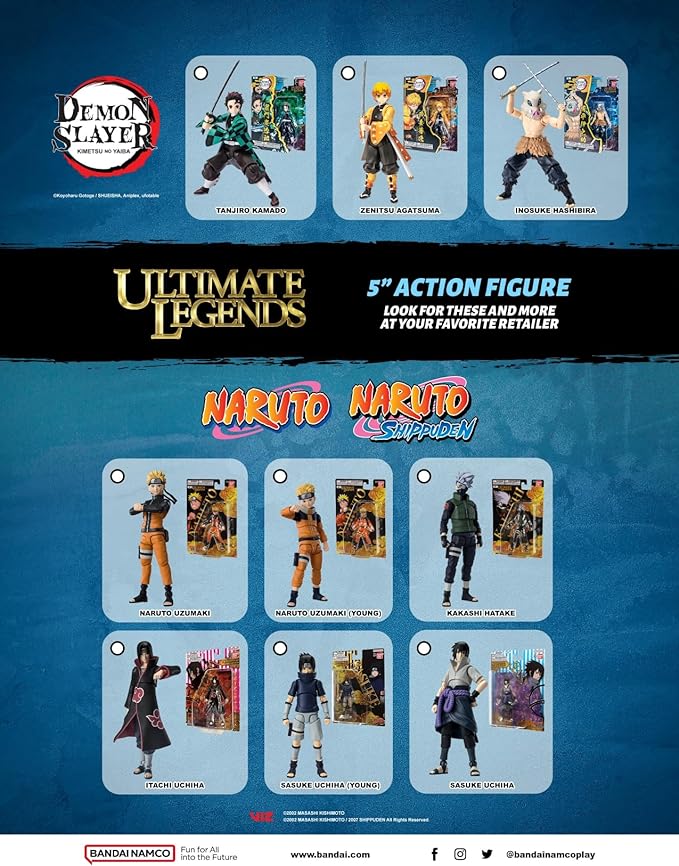 BANDAI NAMCO Entertainment Ultimate Legends - Naruto 5" Naruto Uzumaki (Young) Action Figure - Figurio