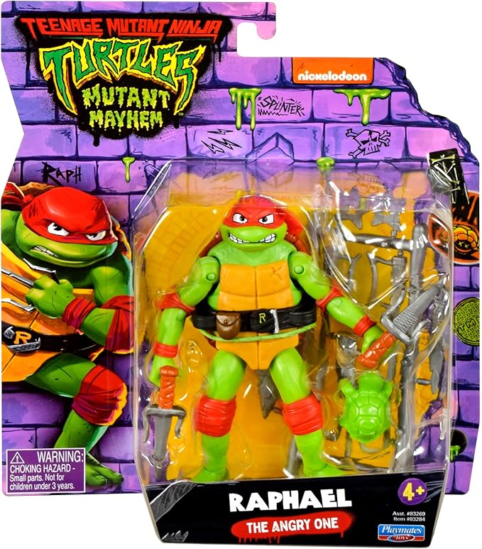 Teenage Mutant Ninja Turtles: Mutant Mayhem 4.6” Raphael Basic Action Figure by Playmates Toys - Figurio