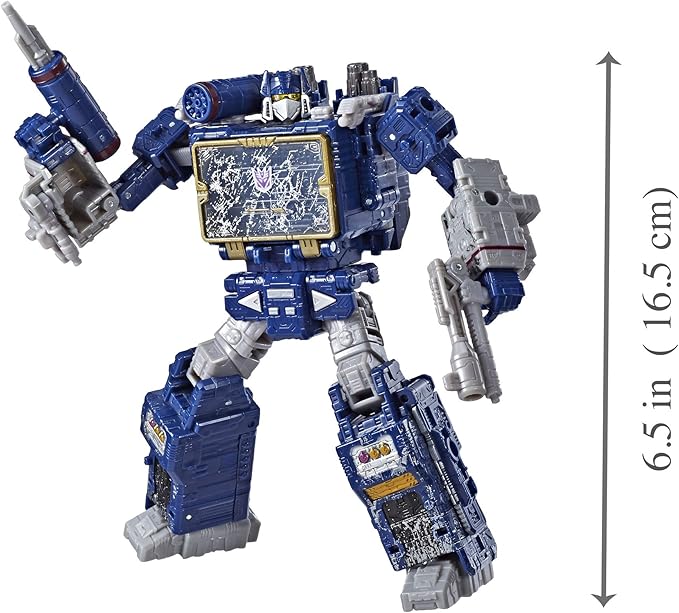 Transformers Toys Generations War for Cybertron Voyager Wfc-S25 Soundwave Action Figure - Siege Chapter - Adults & Kids Ages 8 & Up, 7" - Figurio