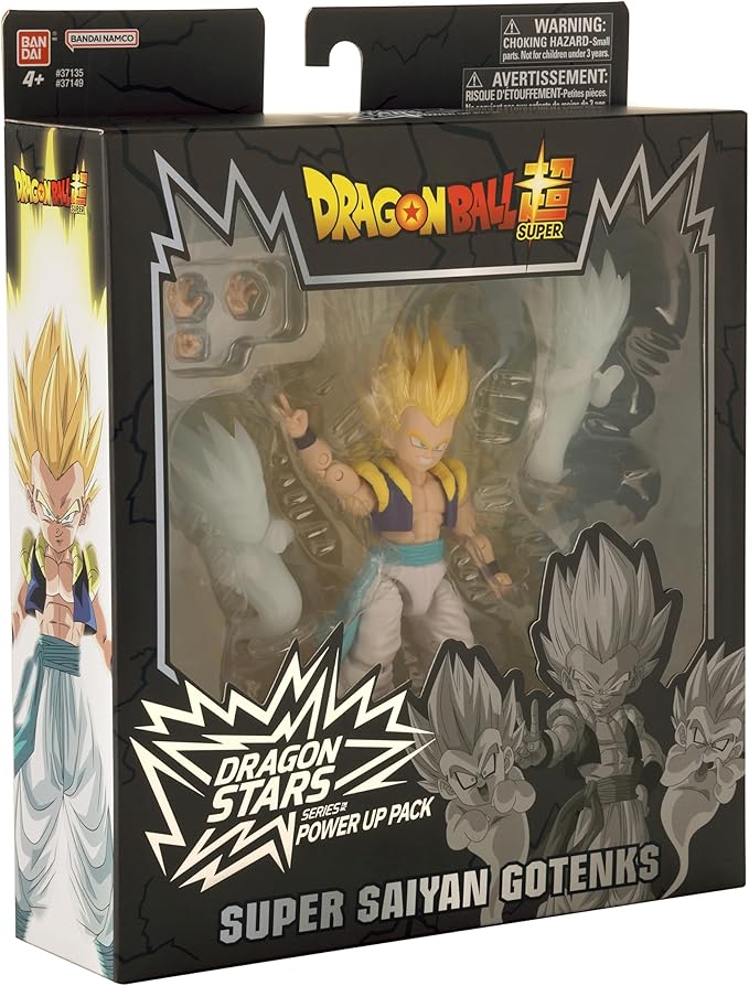 Dragon Ball Super - Dragon Stars - Super Saiyan Gotenks Power Up Pack Action Figure Set - Figurio