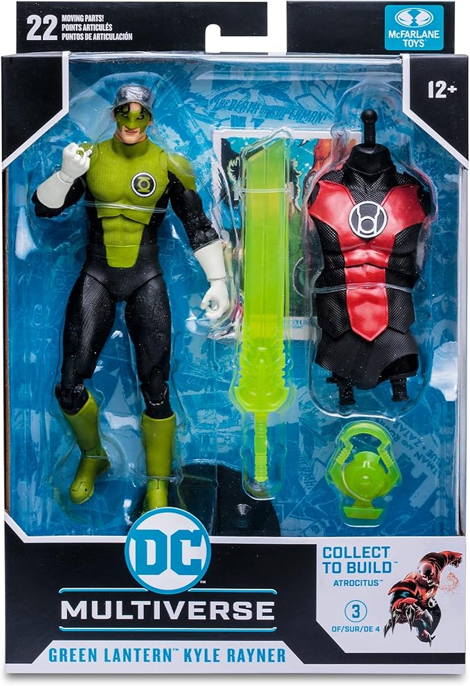 McFarlane Toys - DC Build-A 7IN Figures WV8 - Blackest Night - Kyle Rayner - Figurio