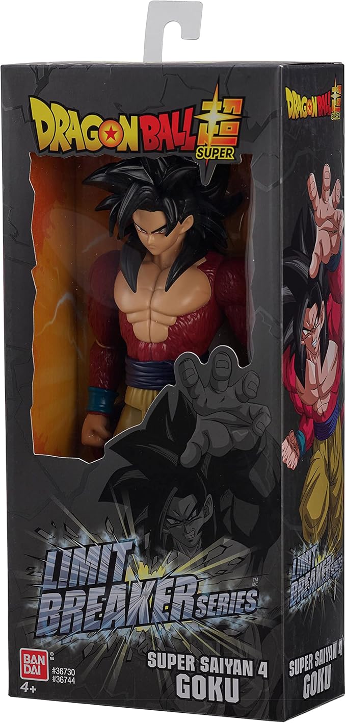 Bandai America - Dragon Ball Super Limit Breaker Super Saiyan 4 Goku 12 Figure - Figurio