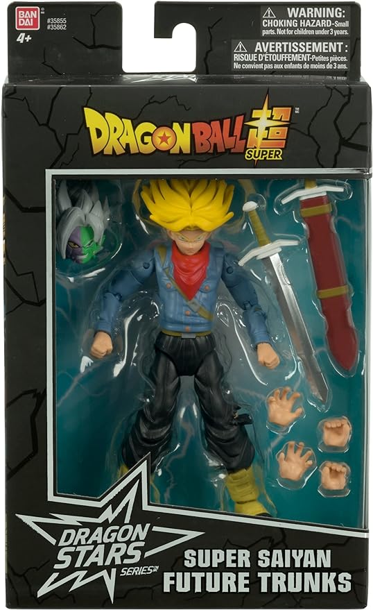 Bandai America - Dragon Ball Super Dragon Stars Super Saiyan Future Trunks - Figurio