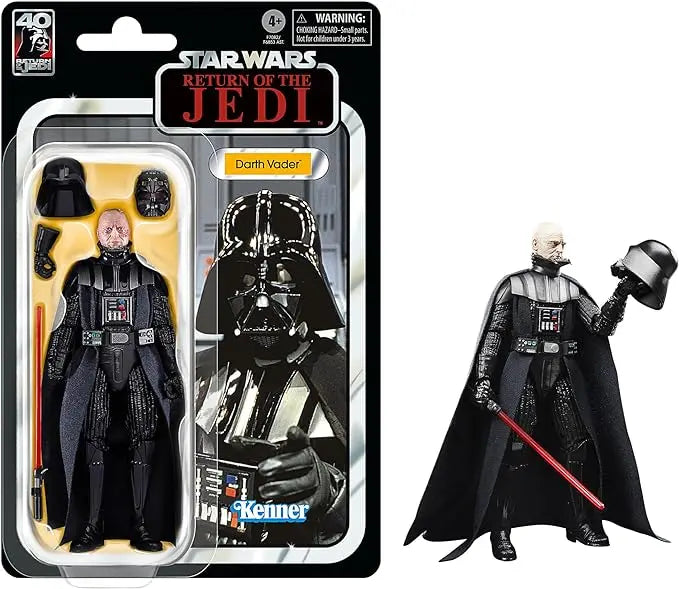 STAR WARS The Black Series Darth Vader, Return of The Jedi 40th Anniversary 6-Inch Collectible Action Figures, Ages 4 and Up - Figurio