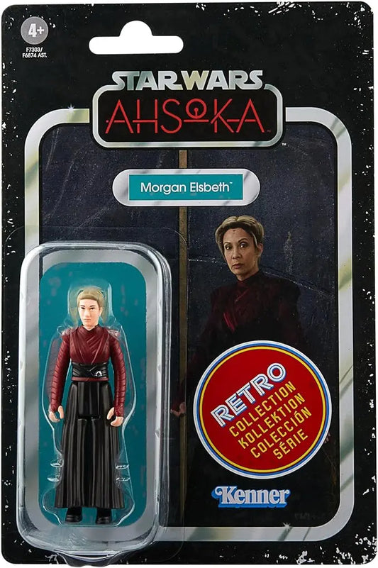 STAR WARS Retro Collection Morgan Elsbeth, Ahsoka 3.75-Inch Collectible Action Figures, Ages 4 and Up - Figurio