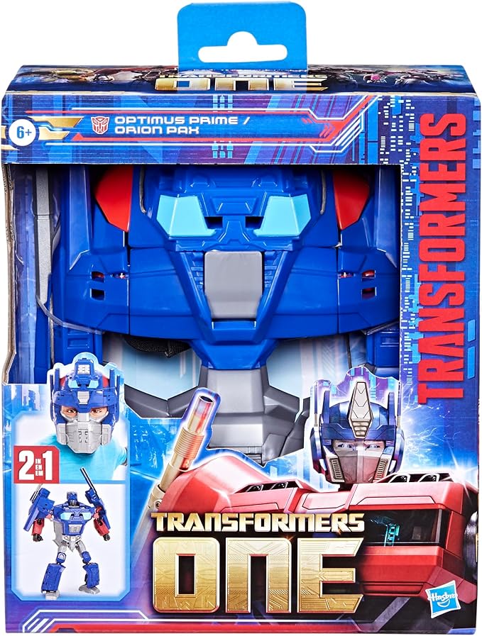 Transformers One 2 in 1 Optimus Prime (Orion Pax) 9.9 Inch Robot Action Figure, Converts to Mask, Interactive Toys for Boys and Girls Ages 6 and Up - Figurio