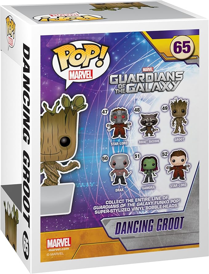 Funko Pop! Marvel: Dancing Groot Bobble Action Figure - Figurio