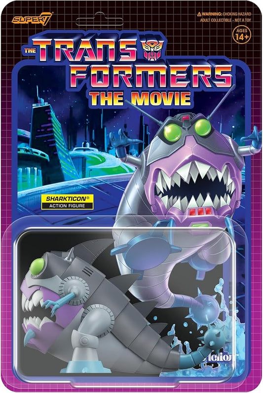 Super7 Transformers Sharkticon - 3.75" Transformers Action Figure Classic Cartoon Collectibles and Retro Toys - Figurio