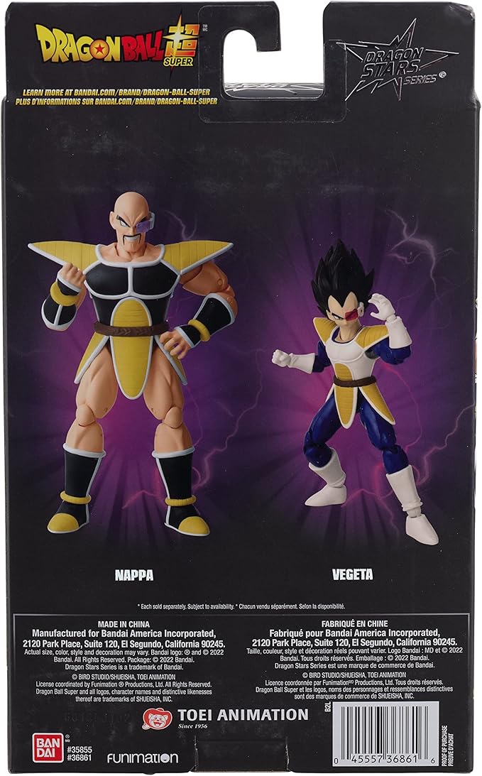 Dragon Stars Series - Dragon Ball Super - Nappa, 6.5" Action Figure - Figurio