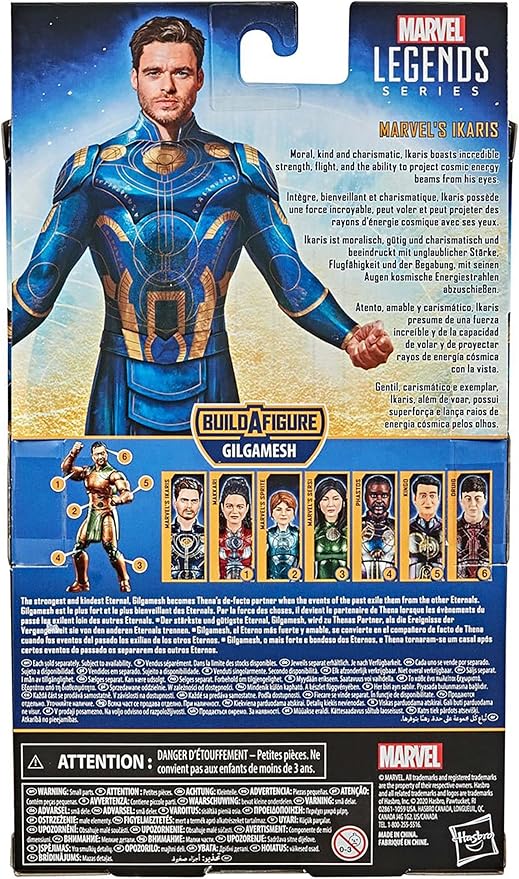 Hasbro Marvel Legends Series The Eternals 6-Inch Action Figure Toy Ikaris,Includes 3 Accessories,Ages 4 and Up - Figurio