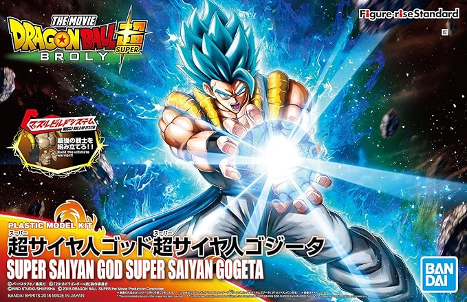 Bandai Spirits Figure-Rise Standard Super Saiyan God Super Saiyan Gogeta Dragon Ball Super,Multi - Figurio