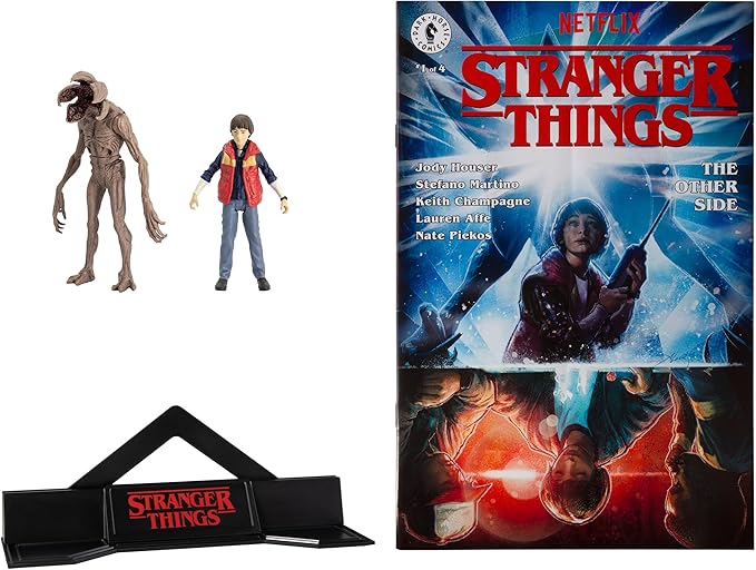 McFarlane Toys - Stranger Things Page Punchers 2pk Will Byers and Demogorgon 3in Action Figures with Comic - Figurio