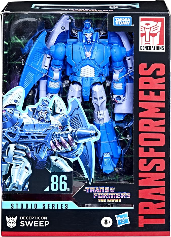 Transformers Toys Studio Series 86-10 Voyager Class The The Movie 1986 Decepticon Sweep Action Figure, Ages 8 and Up, 6.5-inch - Figurio