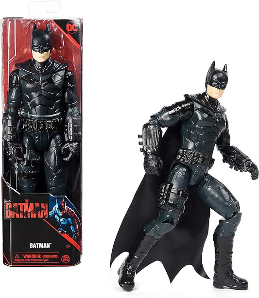 DC Comics, Batman 12-inch Action Figure, The Batman Movie Collectible Kids Toys for Boys and Girls Ages 3 and up - Figurio