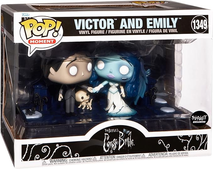 Funko Spirit Halloween Victor and Emily Movie Moment POP! Figure - Corpse Bride | Officially Licensed | Corpse Bride Collectible - Figurio