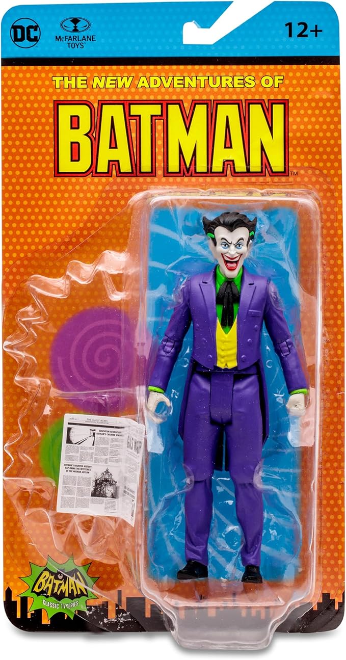 McFarlane Toys - DC Retro The Joker (The New Adventures of Batman) 6in Action Figure - Figurio