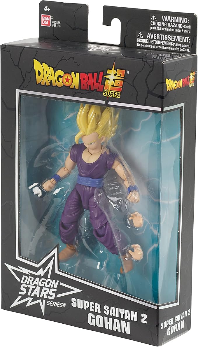 Dragon Ball Super - Dragon Stars - Super Saiyan 2 Gohan, 6.5" Action Figure - Figurio