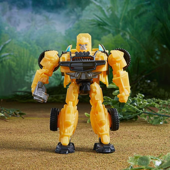 Transformers Toys Rise of The Beasts Movie Beast Alliance Battle Changers Bumblebee Action Figure, Ages 6 and Up, 4.5 inch - Figurio