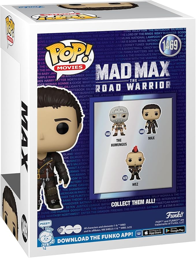 Funko Pop! Movies: WB 100 - Mad Max 2: The Road Warrior, Max - Figurio