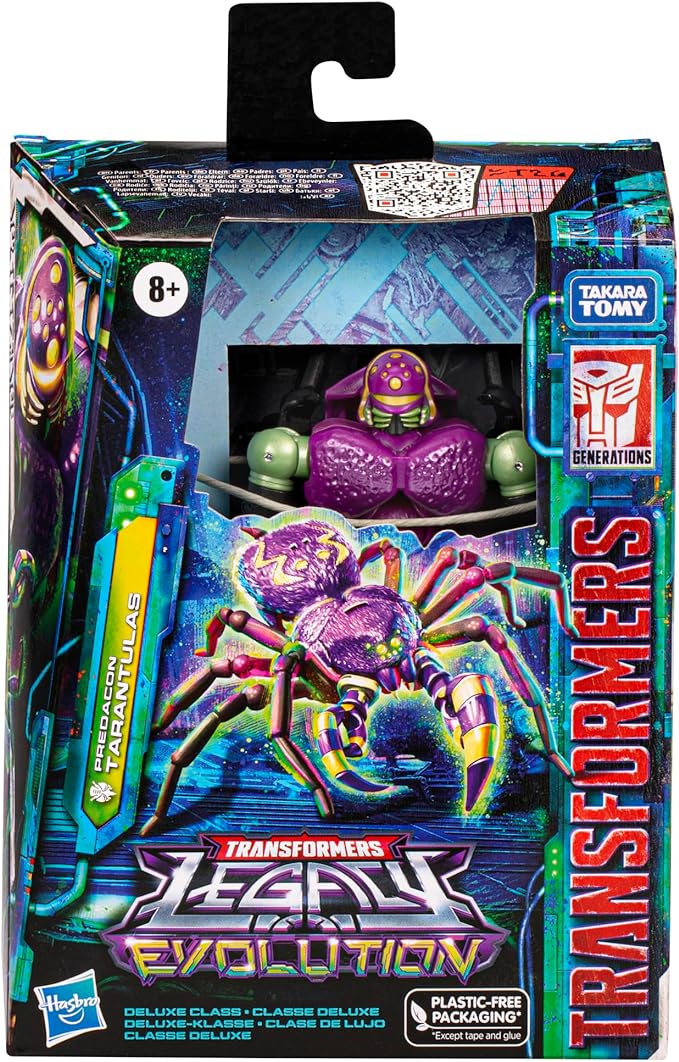 Transformers Toys Legacy Evolution Deluxe Predacon Tarantulas Toy, 5.5-inch, Action Figure for Boys and Girls Ages 8 and Up - Figurio