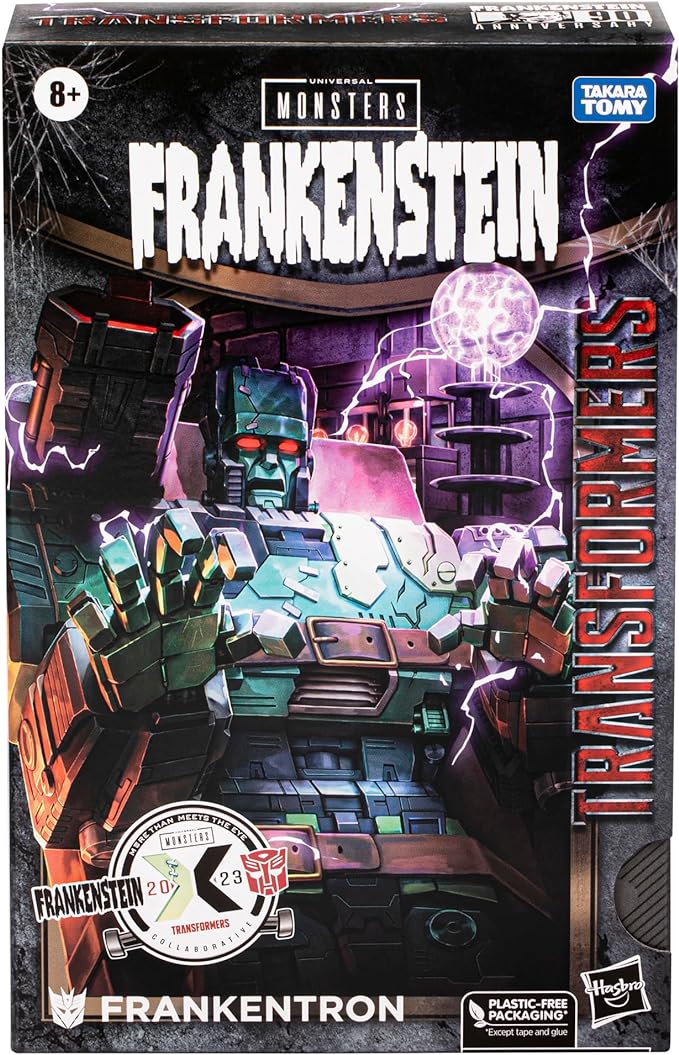 Transformers Collaborative Universal Monsters Frankenstein x Frankentron, Halloween Action Figure for Boys and Girls Ages 8+ - Figurio