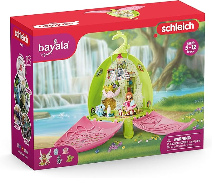 Schleich bayala, 11-Piece Playset, Fairy Toys for Girls and Boys 5-12 years old, Marween's Animal Playschool - Figurio