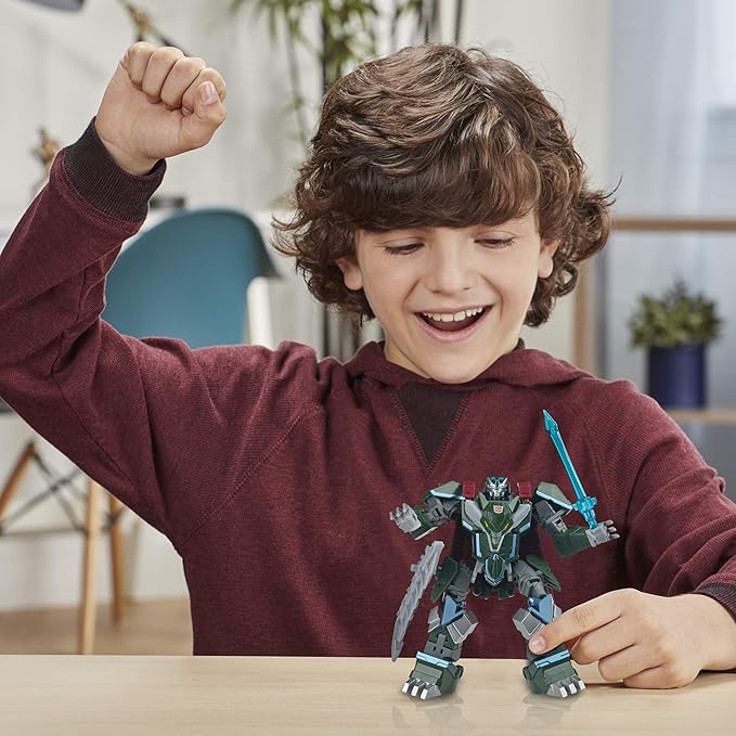 Transformers Bumblebee Cyberverse Adventures Ultra Class Thunderhowl Action Figure, Energon Armor Power Up, for Kids Ages 6 and Up, 6.75-inch - Figurio