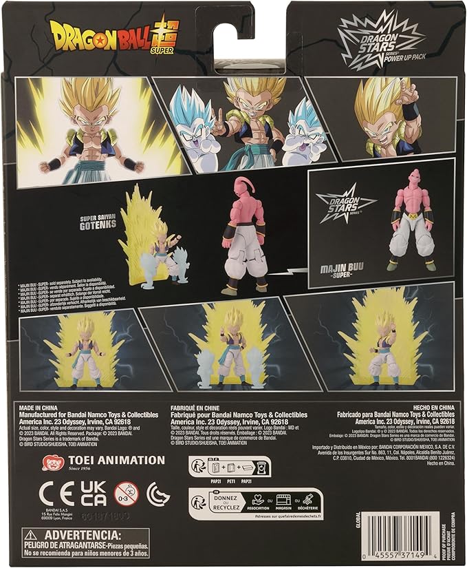 Dragon Ball Super - Dragon Stars - Super Saiyan Gotenks Power Up Pack Action Figure Set - Figurio