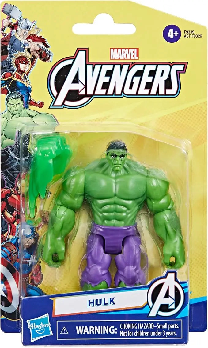 Marvel Epic Hero Series Hulk Deluxe Action Figure, 4-Inch-Scale, Avengers Super Hero Toys for Kids 4 and Up - Figurio