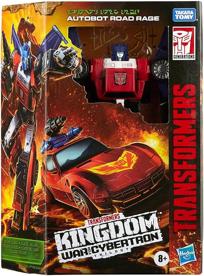 Transformers War for Cybertron Trilogy: Kingdom Deluxe Class Autobot Road Rage - Figurio