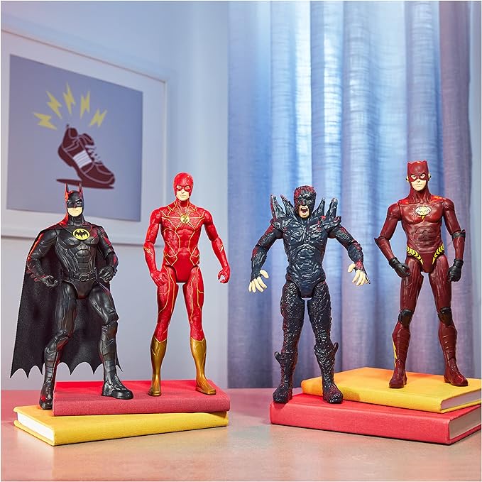 DC Comics, Batman Action Figure, 12-inch The Flash Movie Collectible, Kids Toys for Boys and Girls Ages 3 and up - Figurio