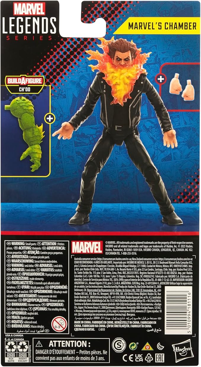 Marvel Legends Series Chamber Generation X Comics,X-Men Collectible 6-Inch Action Figure - Figurio